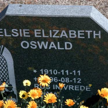 OSWALD Elsie Elizabeth 1910-1996