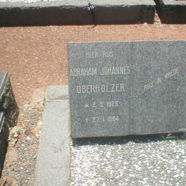 OBERHOLZER Abraham Johannes 1926-1964