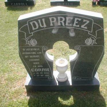 PREEZ Corrie, du 1934-1995
