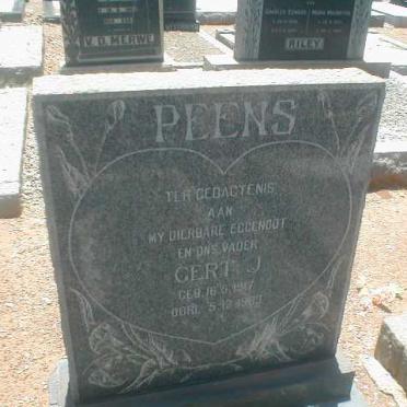 PEENS Gert J. 1917-1963