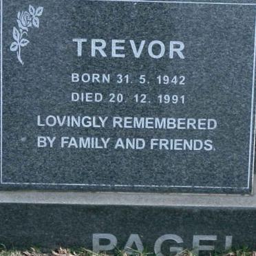 PAGEL Trevor 1942-1991