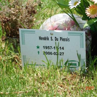 PLESSIS Hendrik S., du 1957-2006