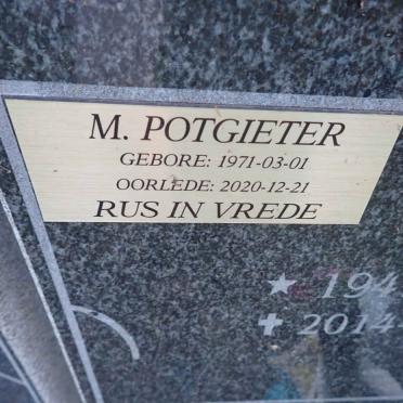 POTGIETER M. 1971-2020