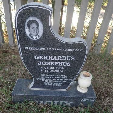 ROUX Gerhardus Josephus 1956-2014