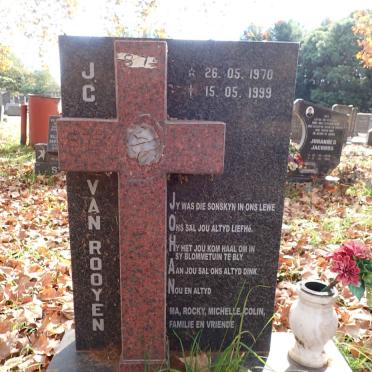 ROOYEN J.C., van 1970-1999