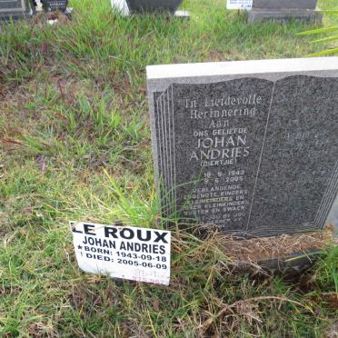 ROUX Johan Andries, le 1943-2005