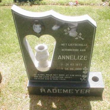 RADEMEYER Annelize 1977-1999