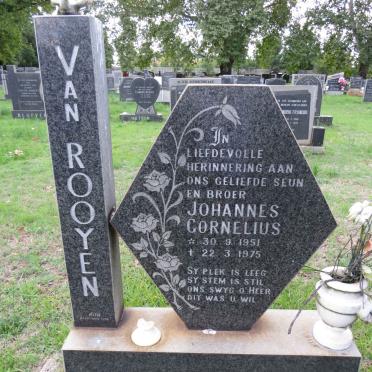 ROOYEN Johannes Cornelius, van 1951-1975