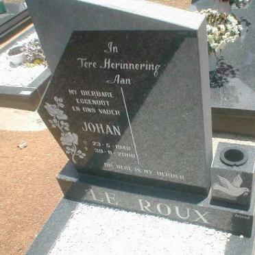 ROUX Johan, le 1948-2000