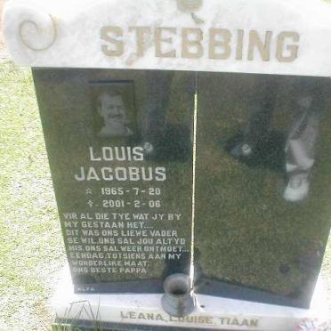 STEBBING Louis Jacobus 1965-2001