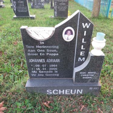 SCHEUN Willem Johannes Adriaan 1964-2006