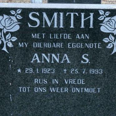 SMITH Anna S. 1923-1993