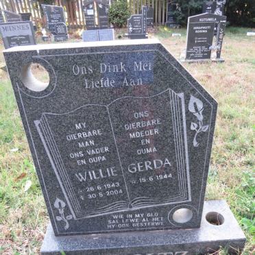 STOLTZ Willie 1943-2004 &amp; Gerda 1944-