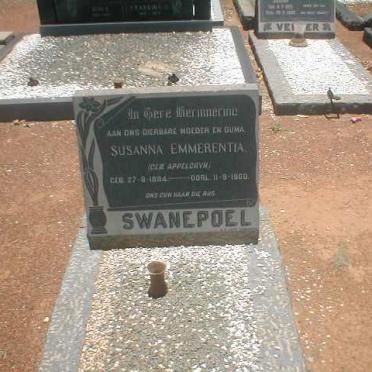 SWANEPOEL Susanna Emmerentia nee APPELGRYN  1884-1960