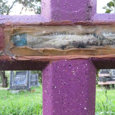 SCHAIK Heinrich Gerrit, van