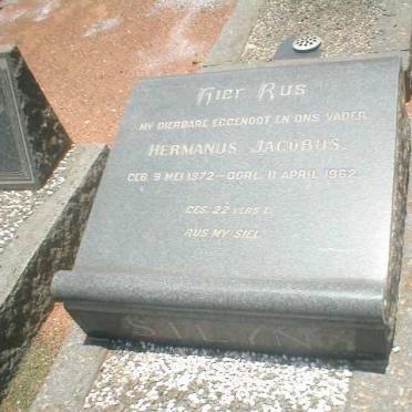 STEYN Hermanus Johannes 1872-1962