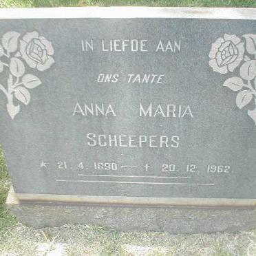 SCHEEPERS Anna Maria 1890-1962