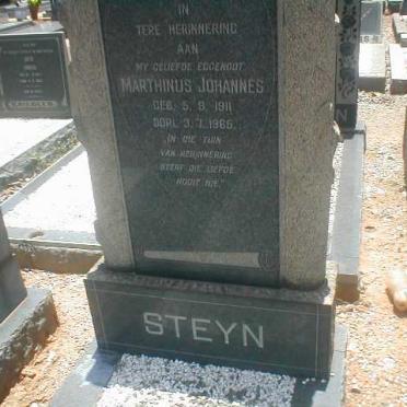 STEYN Marthinus Johannes 1911-1965