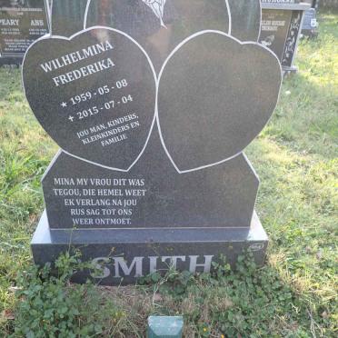 SMITH Wilhelmina Frederika 1959-2015