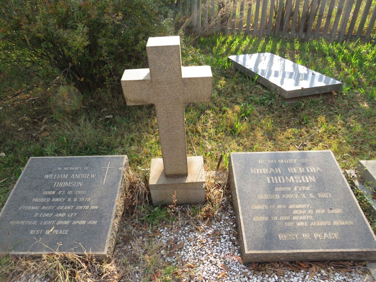 THOMPSON William Andrew 1900-1979 &amp; Norah Bertha -1967