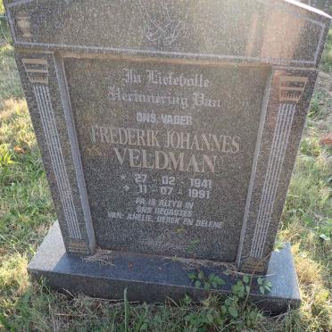VELDMAN Frederik Johannes 1941-1991
