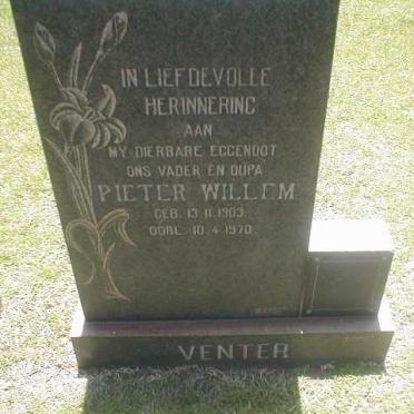 VENTER Pieter Willem 1903-1970