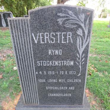 VERSTER Ryno Stockenström 1916-1973