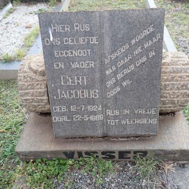 VISSER Gert Jacobus 1924-1969