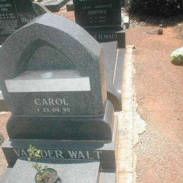 WALT Carol, van der -1995