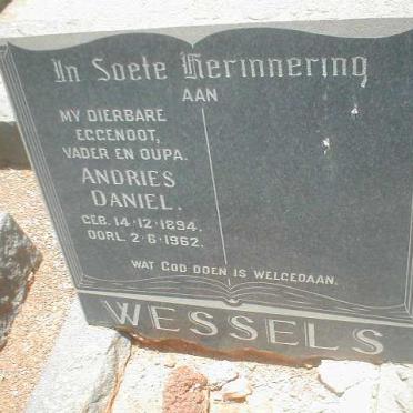 WESSELS Andries David 1894-1962