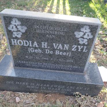 ZYL Hodia H., van nee DE BEER 1966-2004