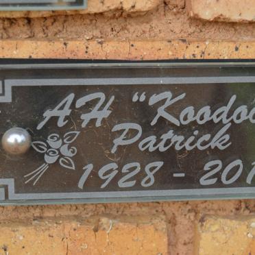 PATRICK A.H. 1928-2015