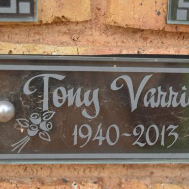 VARRIE Tony 1940-2013