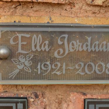 JORDAAN Ella 1921-2008