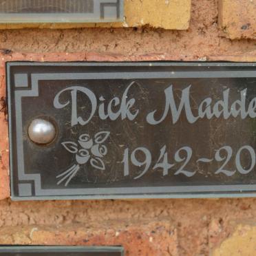 MADDERN Dick 1942-2012