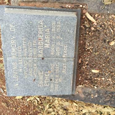 ? Emmie Ethel 1890-1957 :: ? Marguerita Maria 1923-1938