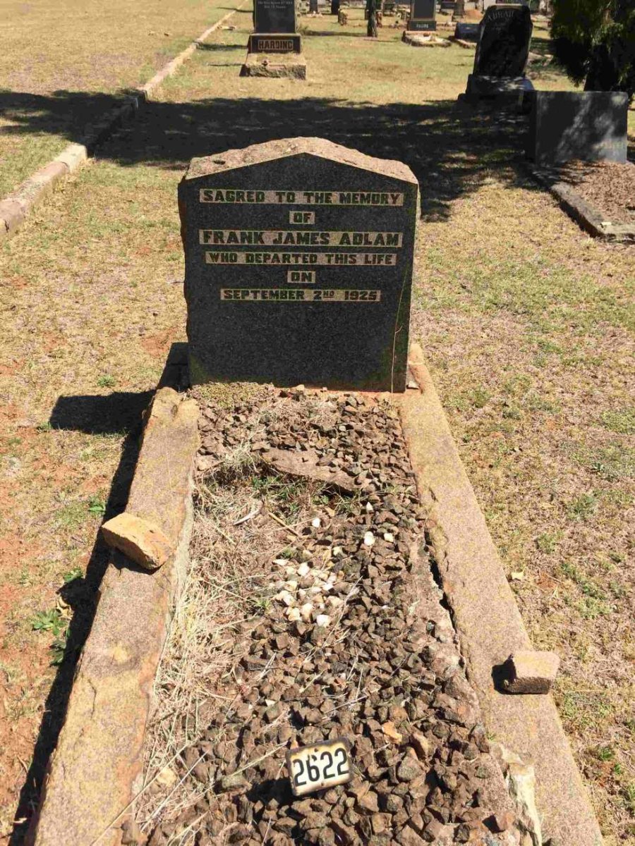 ADLAM Frank James -1925