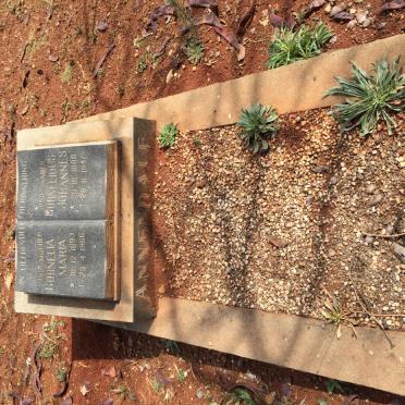 ANNENDALE Cornelious Johannes 1888-1947 &amp; Cornelia Maria 1893-1966