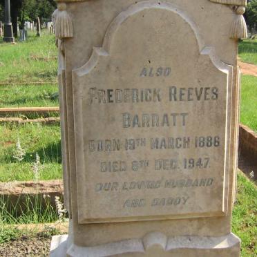 BARRATT Frederick Reeves 1886-1947