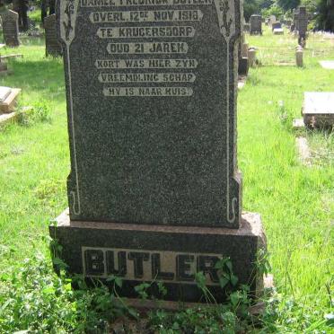 BUTLER Daniel Frederik -1918