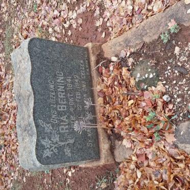 BERNING Ria 1941-1942