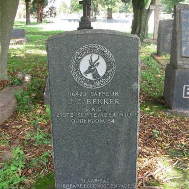 BEKKER J.C. -1940