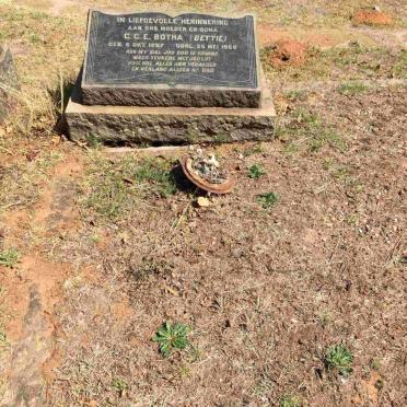 BOTHA G.C.E. 1887-1958