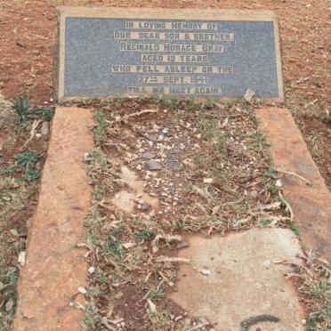 BRAY Reginald Horace -1941