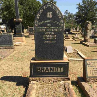 BRANDT Martha Maria Rolfina -1930