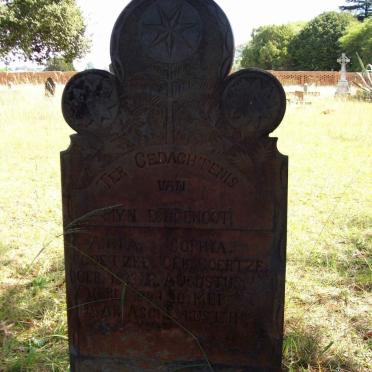 COETZEE Anna Sophia nee COERTZE 1833-1909