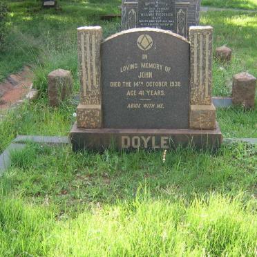 DOYLE John -1938