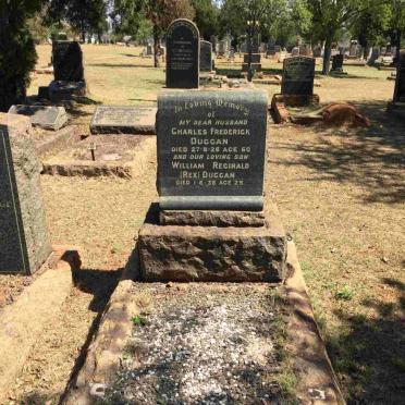 DUGGAN Charles Frederick -1926 :: DUGGAN William Reginald -1936