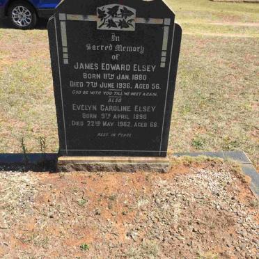 ELSEY James Edward 1880-1936 &amp; Evelyn Caroline 1896-1962