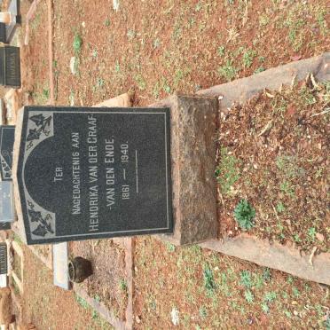 ENDE Hendrika Van Der Graaf, van den 1861-1940